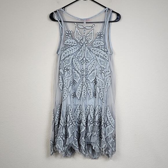 NWT Free People La Palma XS Beaded Dress - Picture 9 of 15